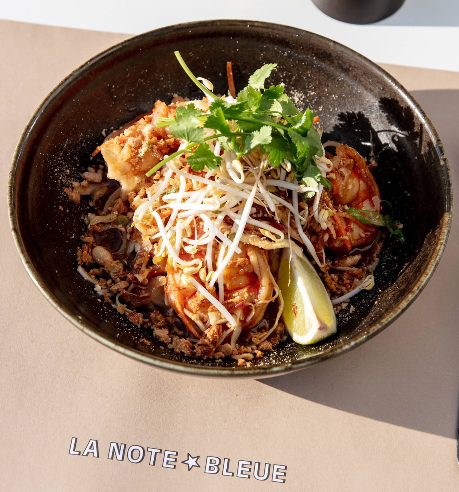 Pad Thaï shrimp - La Note Bleue | Beachside Dining Delivery in Monaco