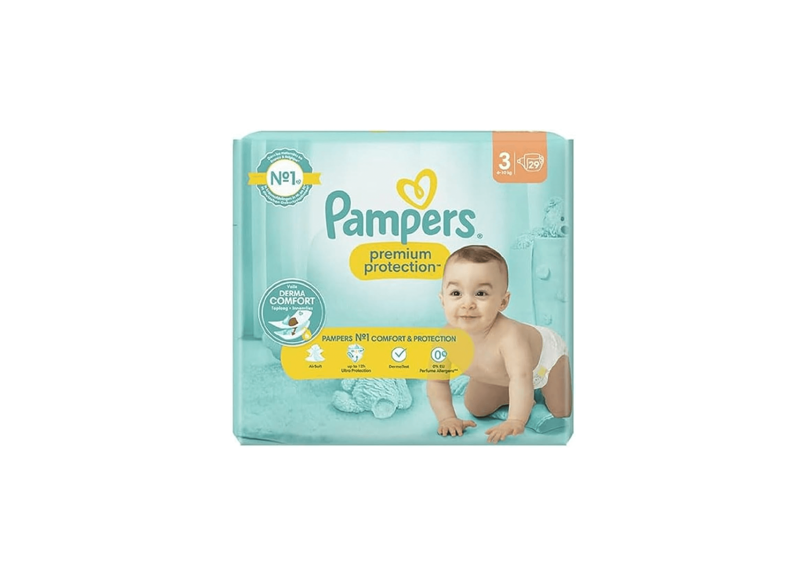 Pampers Premium Protection Diaper T3 6-10kg - Parmacie in 30 Minutes | Mr. Room Service