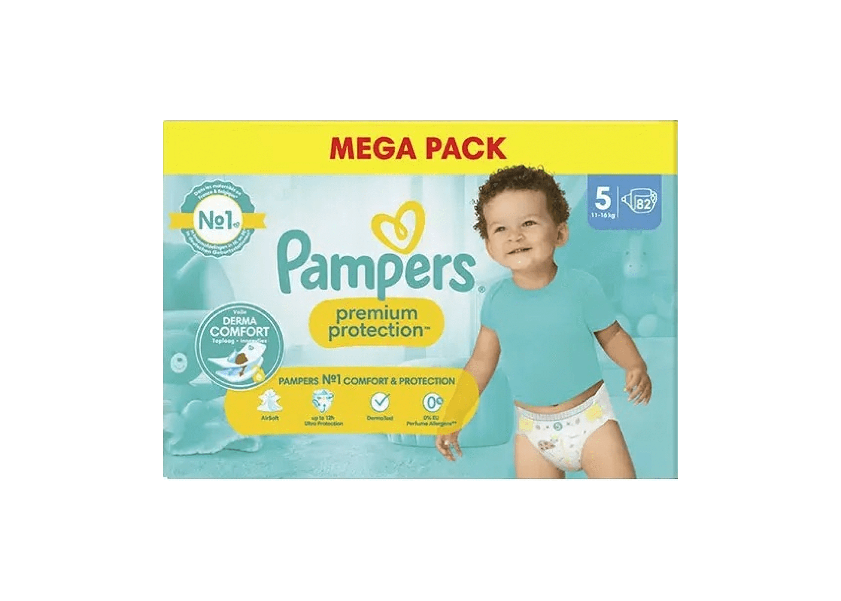 Pampers Premium Protection Diaper T5 11-16kg - Parmacie in 30 Minutes | Mr. Room Service