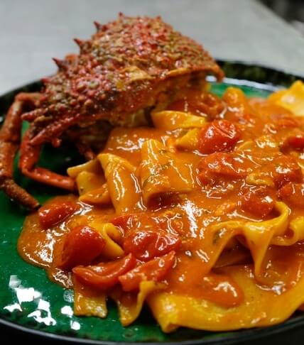 Pappardelle Al Granchio - Il Pacchero | Authentic Italian Cuisine Delivery in Monaco