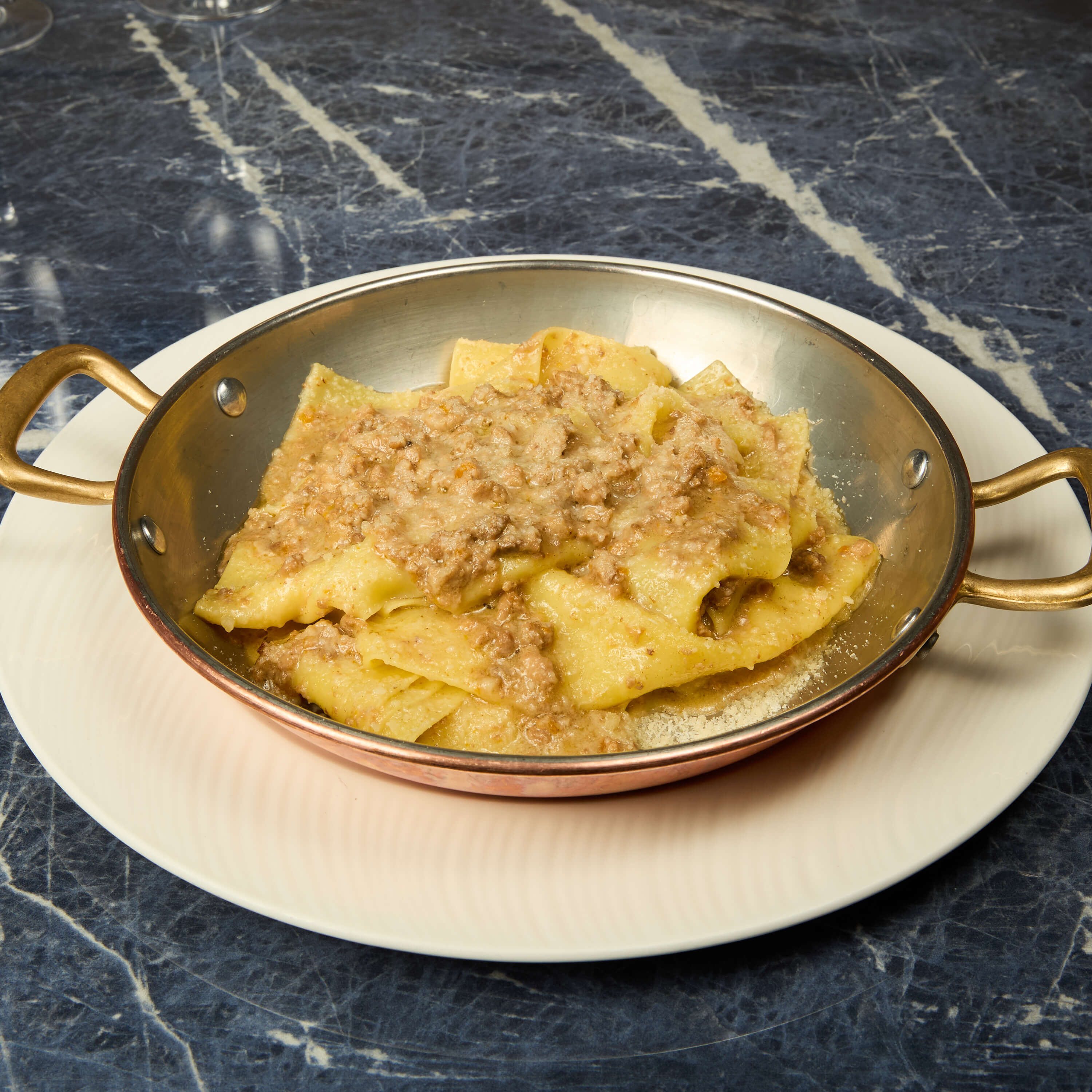 Pappardelle with Veal Ragout & Parmesan - Avenue 31 | Mediterranean Cuisine Delivery in Monaco