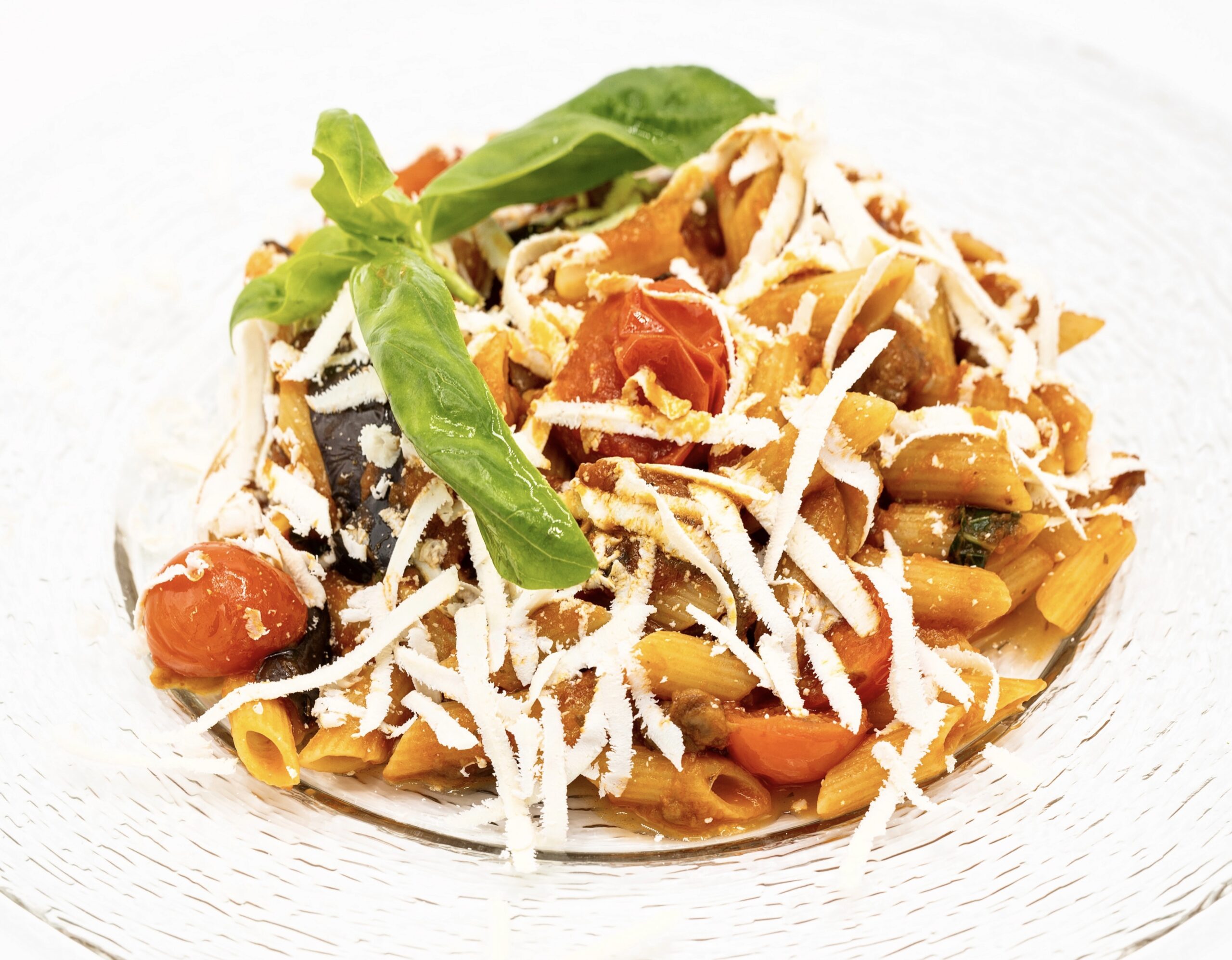 Penne alla norma - Bubble Bar Monaco — breakfast, burgers, pizza & pelmeni delivery