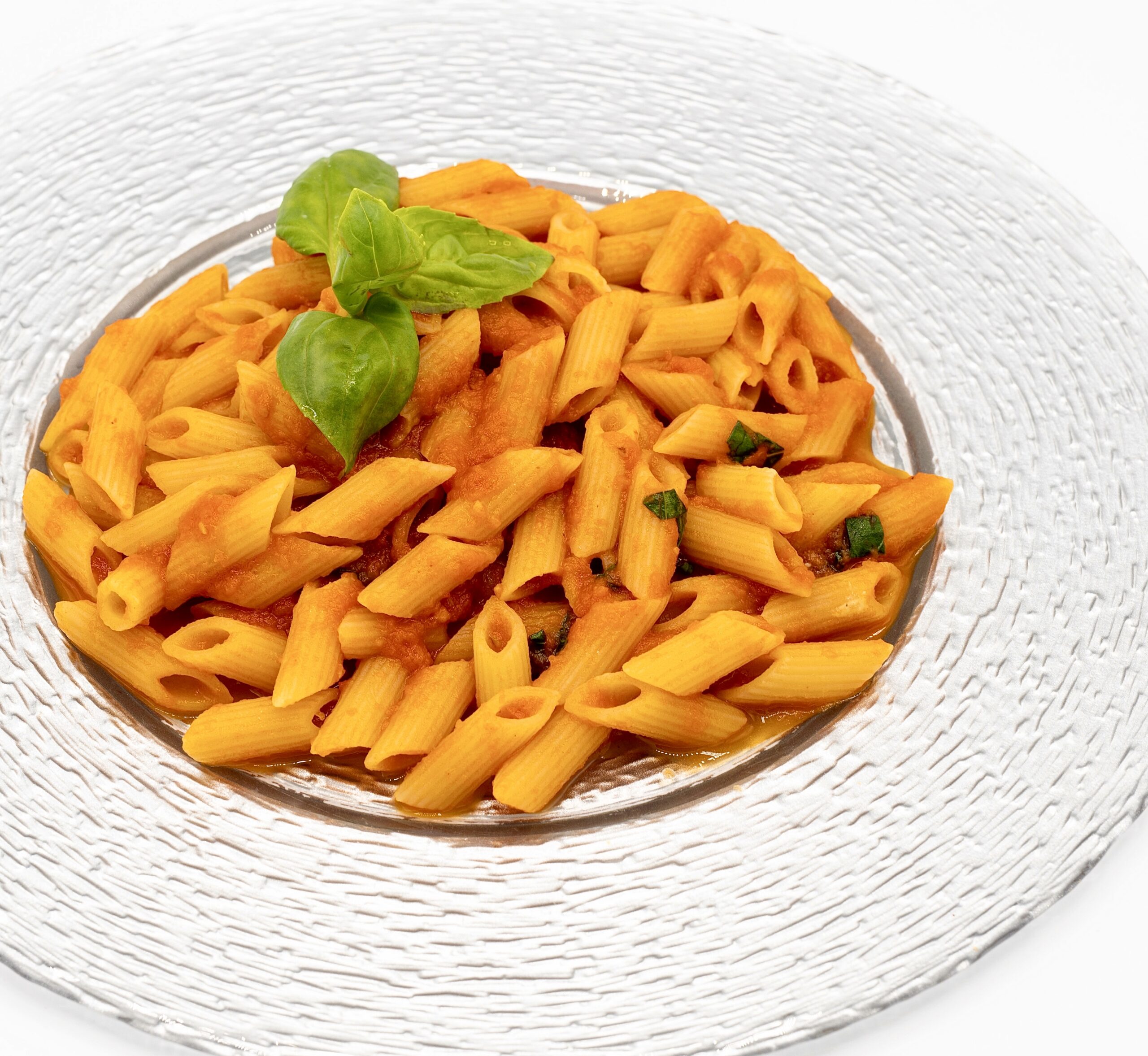 Penne with tomato and basil sauce - Bubble Bar Monaco — breakfast, burgers, pizza & pelmeni delivery