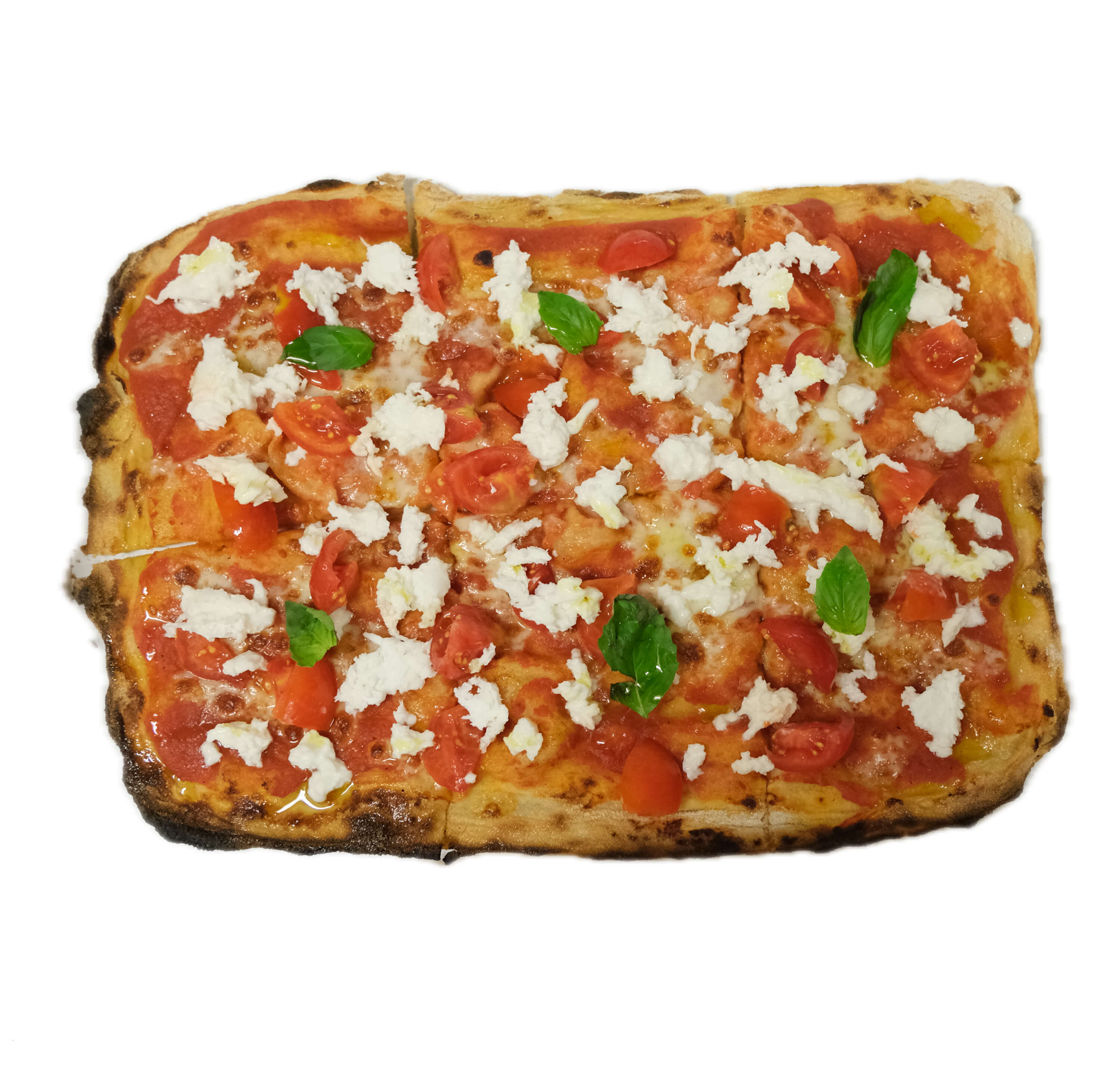 Pizza Bufalina 40x30 - Lo Sfizio Street | Italian Street Food Delivery in Monaco