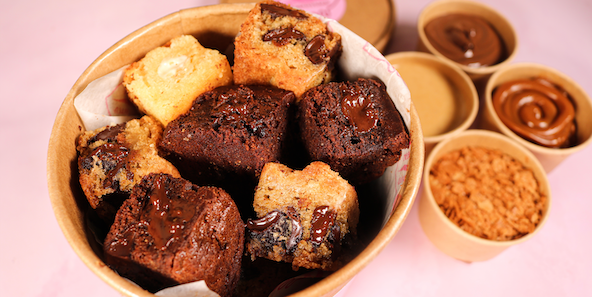 Pop Bites (3-4 personnes) - Queen of Brownies | Livraison de Brownies & Desserts à Monaco, Cap-d'Ail & Beausoleil