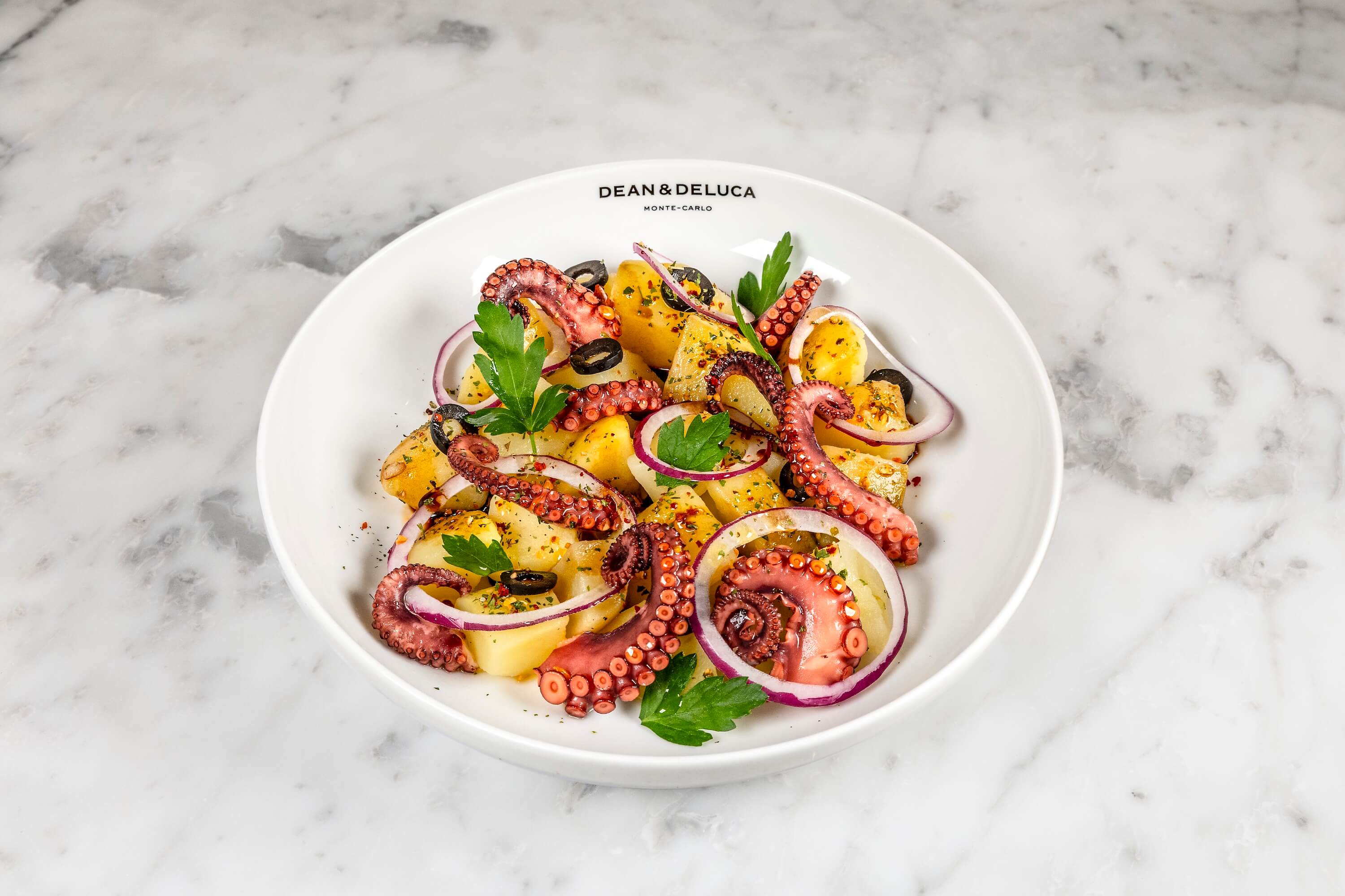 Potato salad with octopus - Dean & Deluca Monte-Carlo | Delivery in Monaco