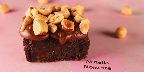 Queen of Brownies - Roasted Hazelnut Nutella Brownie - Food Gang | Pizza, Chicken Wings & Brownies Delivery in Monaco, Cap-d'Ail & Beausoleil