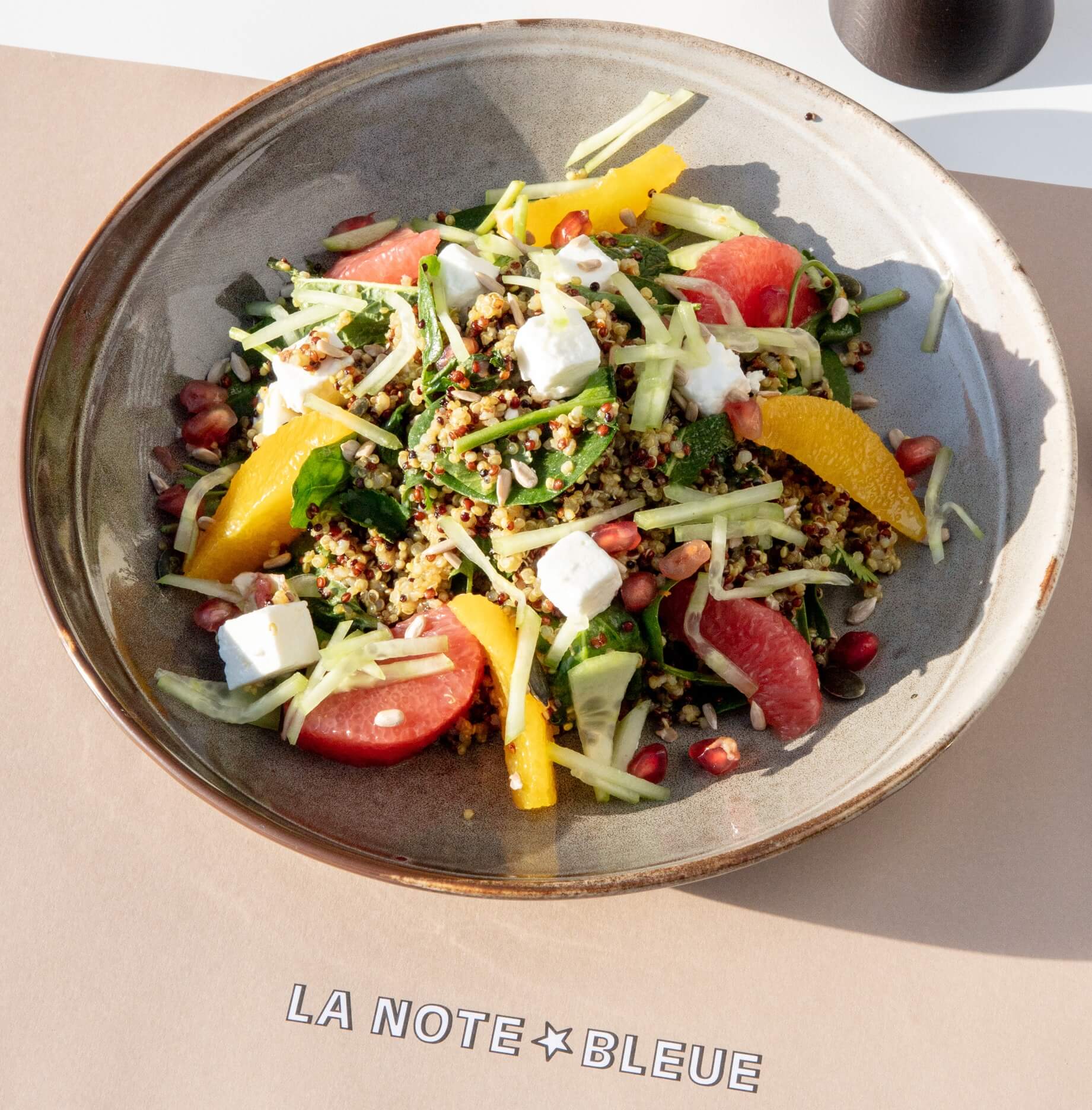 Quinoa & feta salad - La Note Bleue | Beachside Dining Delivery in Monaco