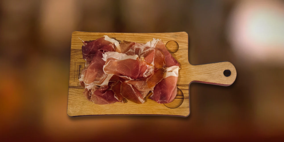 Raw Ham 100gr - Bottega Renzini | Italian Delicatessen Delivery in Monaco
