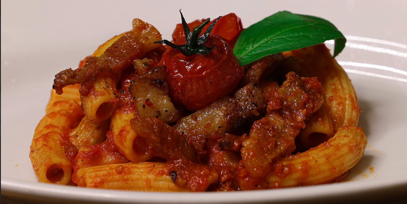 Rigatoni Amatriciana - Planet Pasta | Livraison Pâtes Fraîches à Monaco