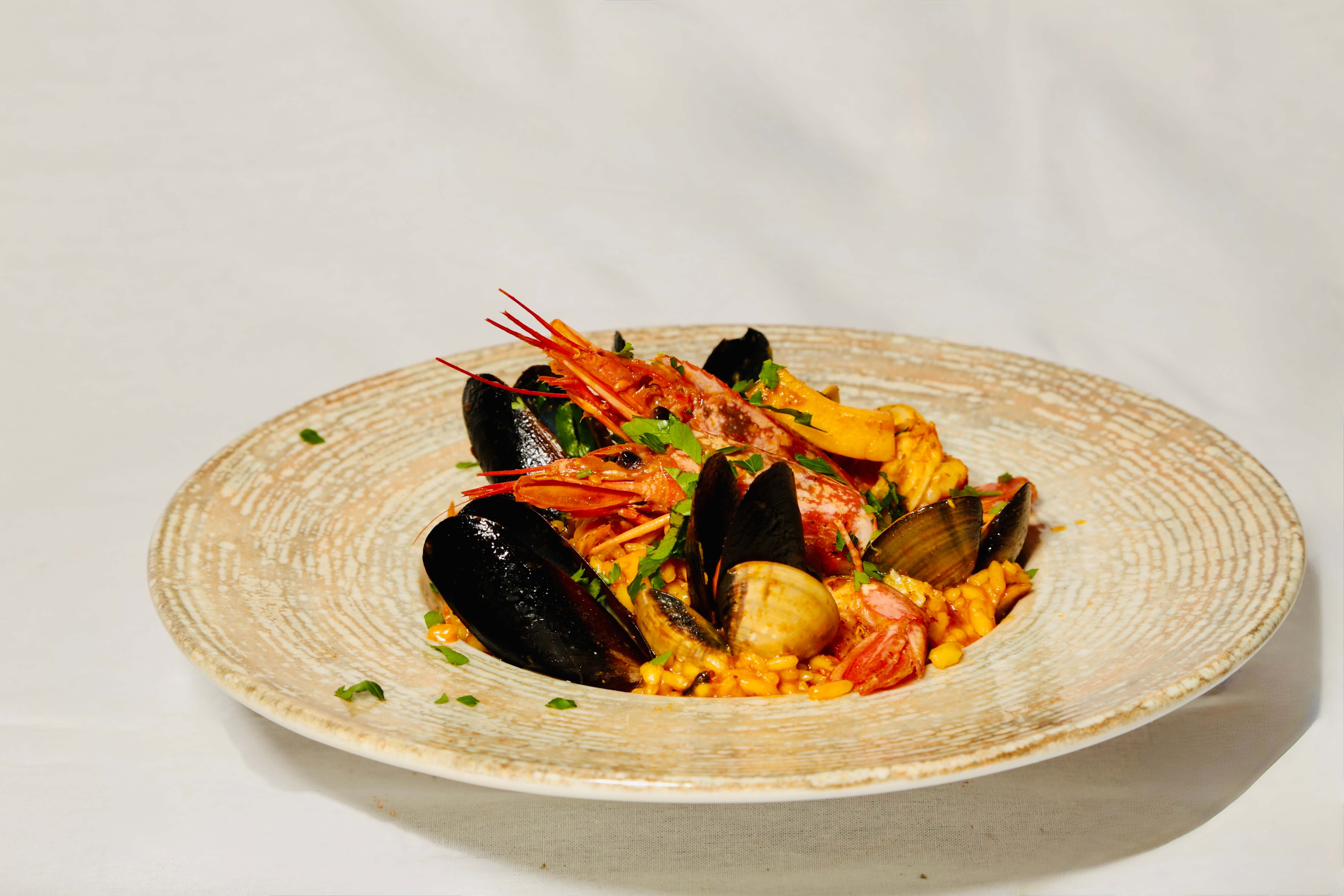 Risotto sea food "Paella Style" - Mr Val by Il Calcio | Diverse Cuisine Delivery in Monaco, Cap-d'Ail & Beausoleil