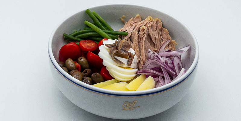Salad niçoise - Odéon Café by Cipriani | Gourmet Italian Delivery in Monaco