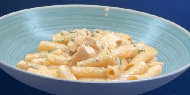 Salmon Rigatoni - Huit et Demi Food Delivery | Gourmet Italian & French Cuisine in Monaco
