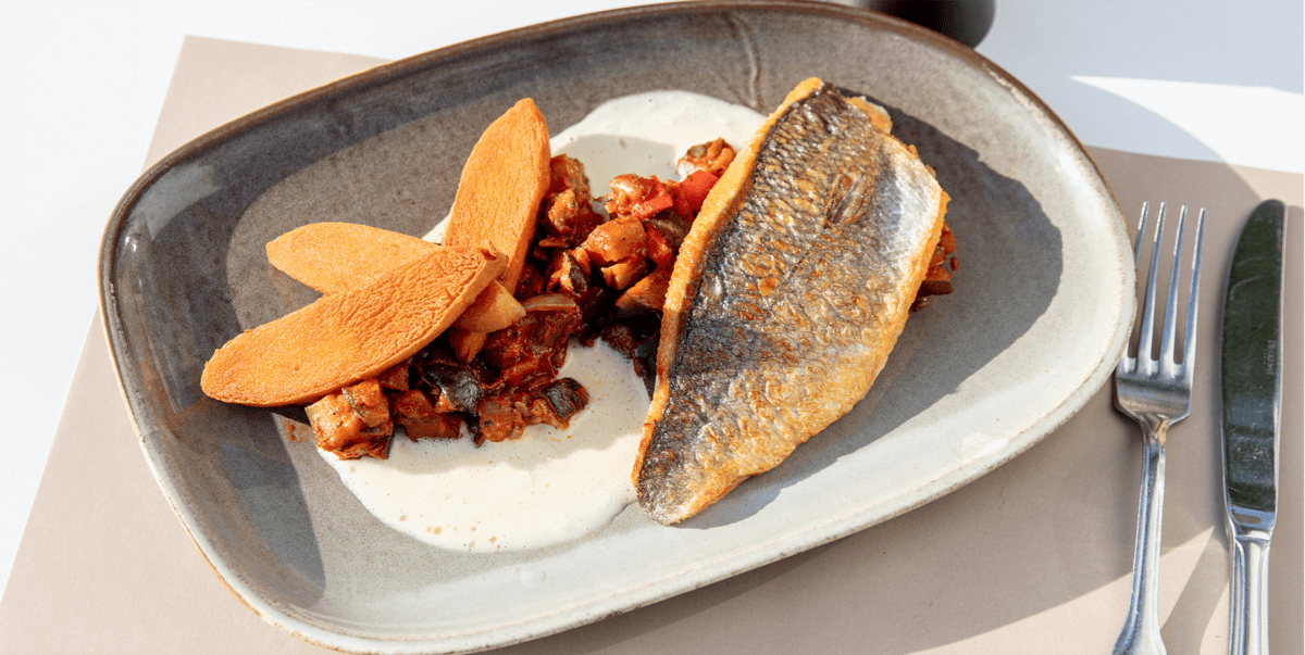 Seabass Filet - La Note Bleue | Beachside Dining Delivery in Monaco