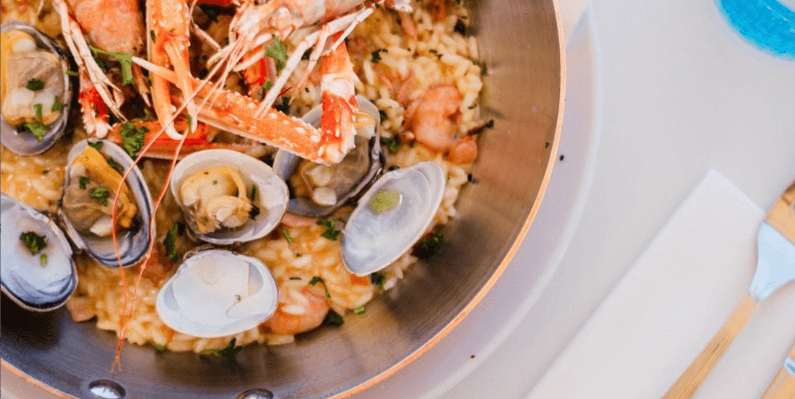 Seafood Risotto - Caffe Milano | Italian Restaurant & Coffee Delivery in Monaco