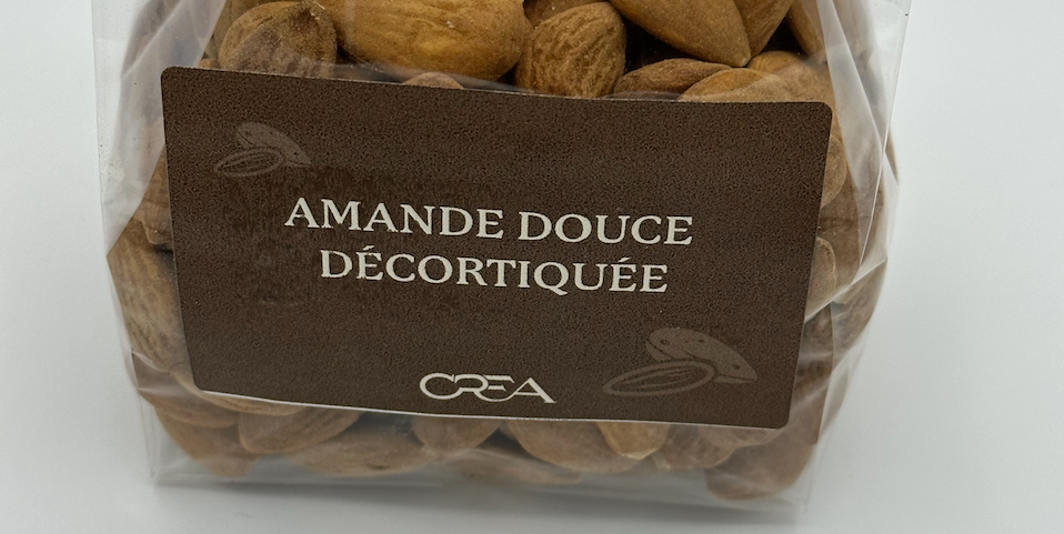 Dried Shelled almonds - Creá Monte-Carlo | Ice Cream & Sweets Delivery in Monaco, Cap-d'Ail & Beausoleil