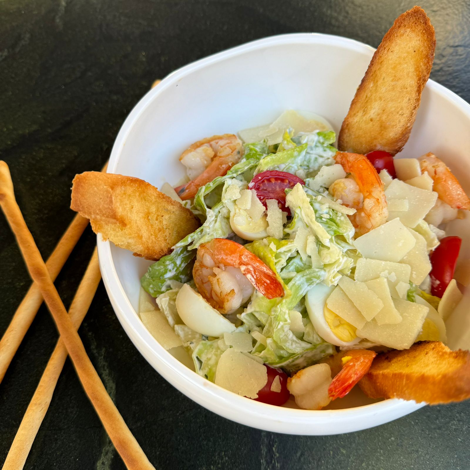 Shrimp Caesar salad - L'Ardoise