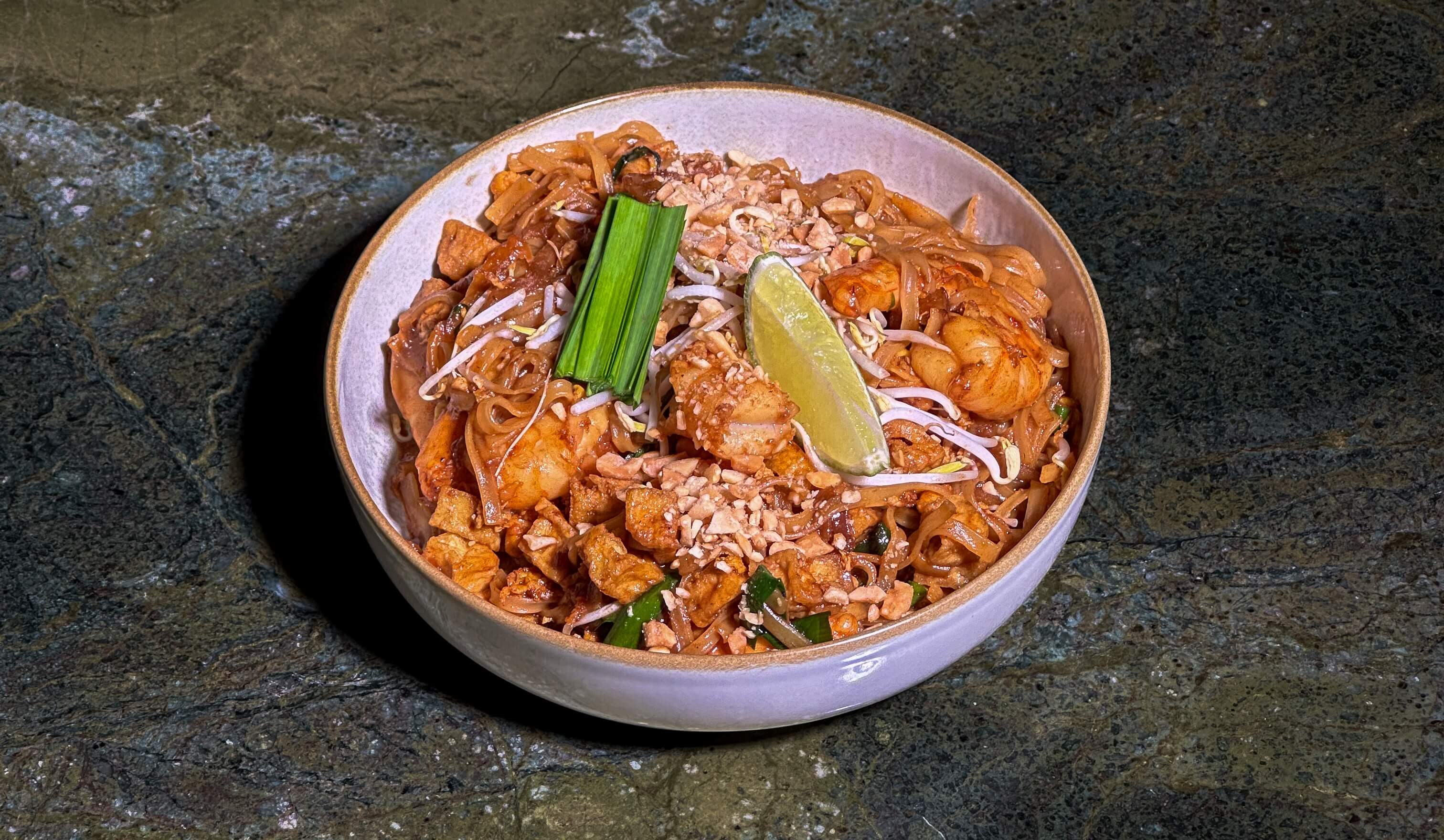 Shrimp Pad Thai - Spicy Bamboo Thai Monaco — Pad Thai, Bo Bun & Curry Delivery