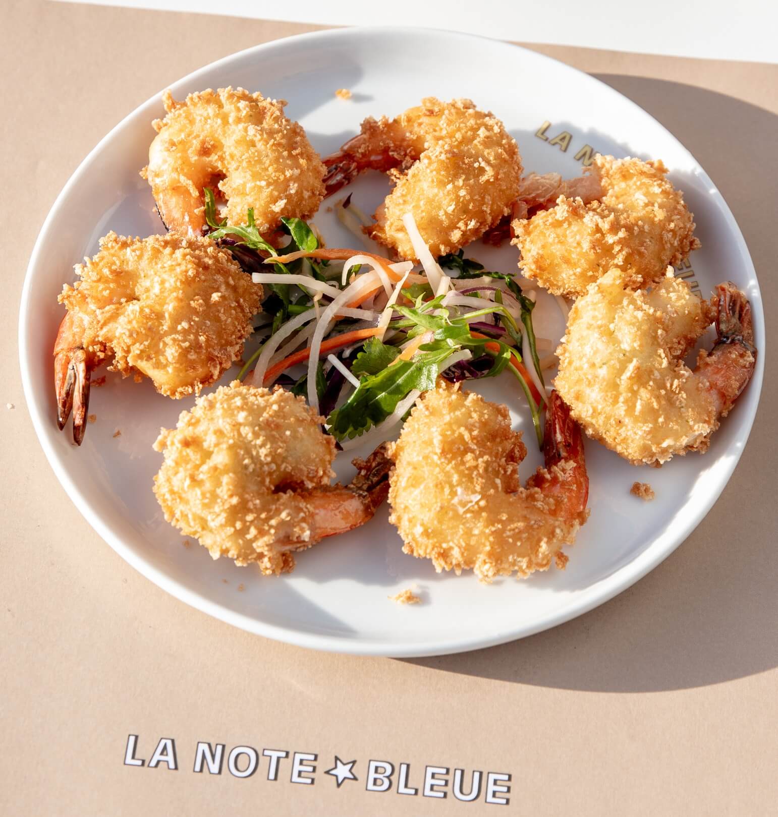 Shrimp fritters - La Note Bleue | Beachside Dining Delivery in Monaco