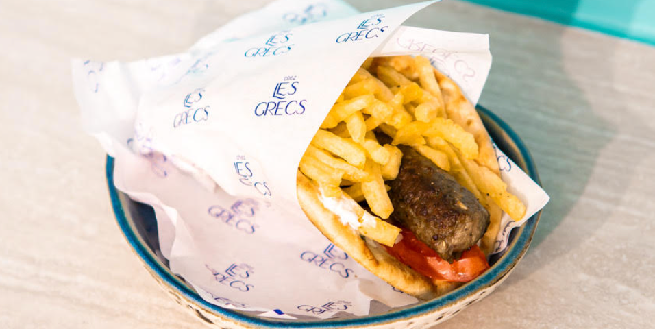 Pita Soutzoukaki - Chez Les Grecs | Livraison Cuisine Grecque à Monaco, Cap-d'Ail & Beausoleil