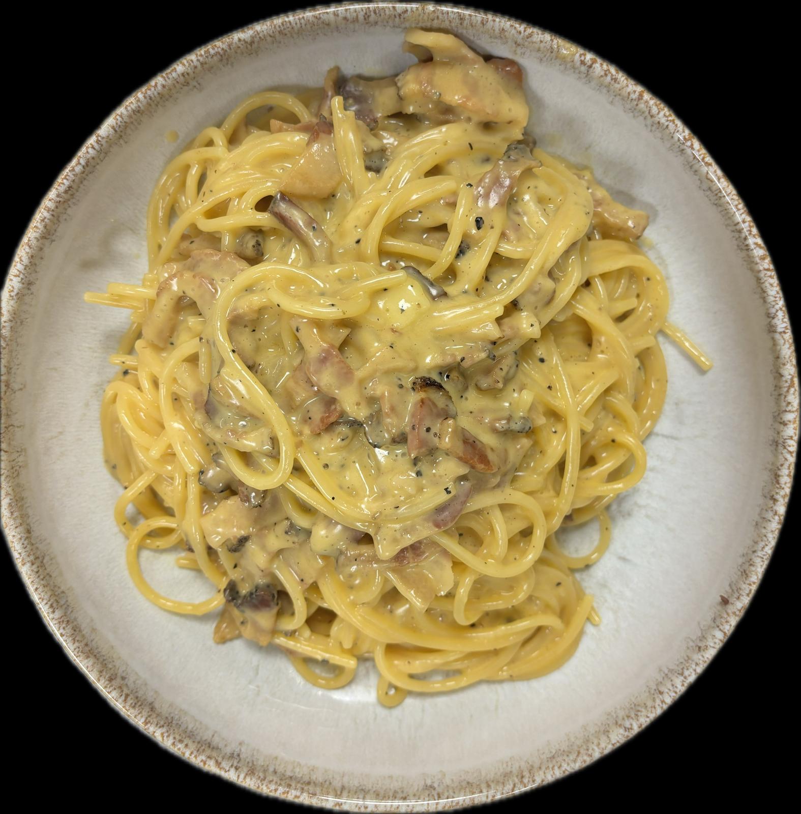 Spaghetti carbonara - Pizzeria Monégasque by Mimmo Delivery Monaco | Mr Room Service