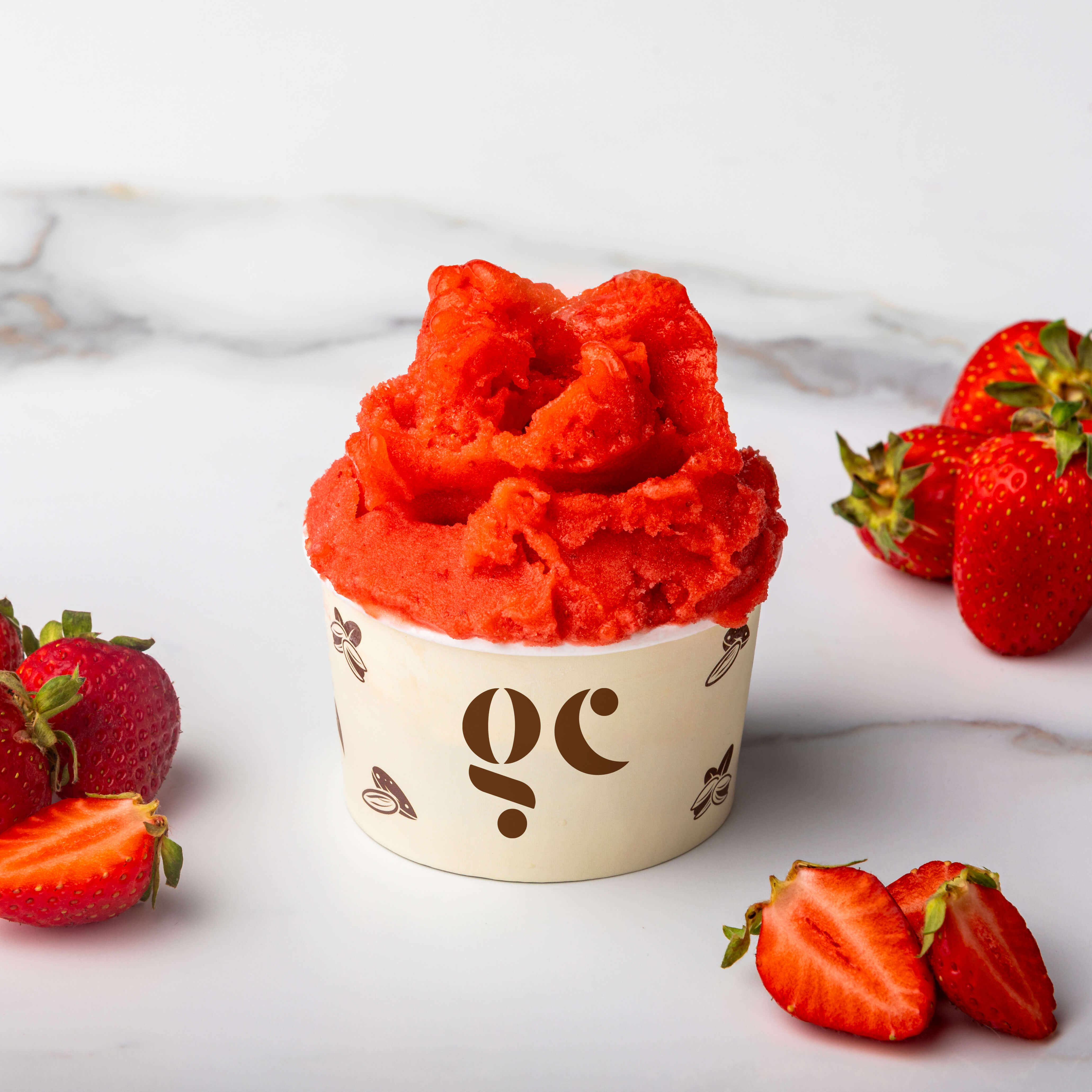 Strawberry - GC - Gelato & Cioccolato | Ice Cream & Sweets Delivery in Monaco, Cap-d'Ail & Beausoleil