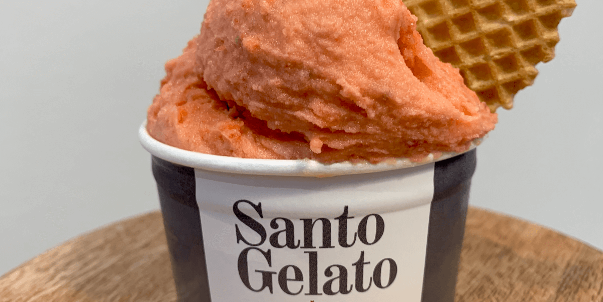 Strawberry - Santo Gelato | Gelato & Ice Cream Delivery in Monaco, Cap-d'Ail & Beausoleil