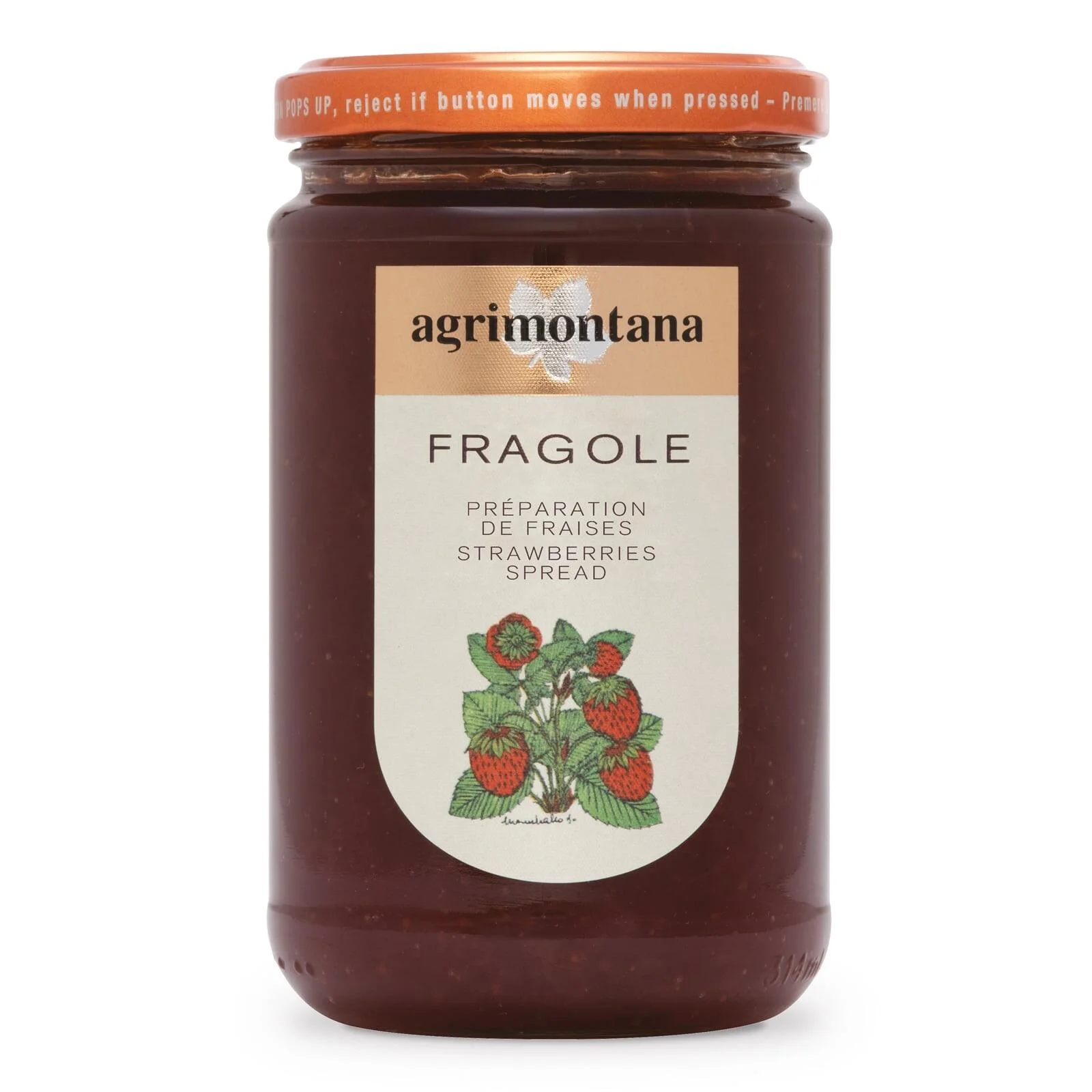 Strawberry jam - GC - Gelato & Cioccolato | Ice Cream & Sweets Delivery in Monaco, Cap-d'Ail & Beausoleil