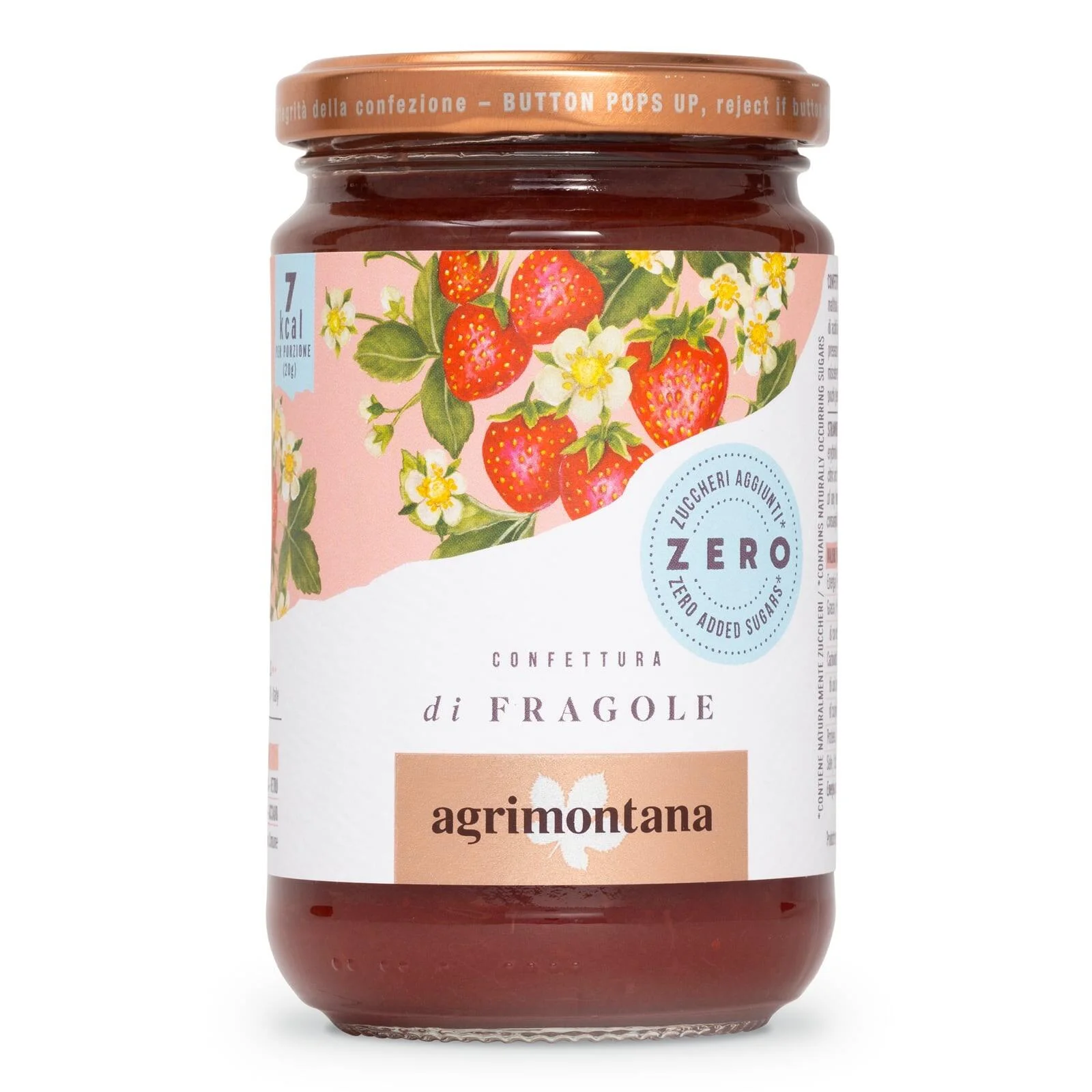 Sugar-free strawberry jam - GC - Gelato & Cioccolato | Ice Cream & Sweets Delivery in Monaco, Cap-d'Ail & Beausoleil