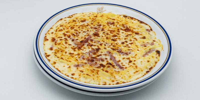 Tagliolini alla Cipriani with ham - Odéon Café by Cipriani | Gourmet Italian Delivery in Monaco