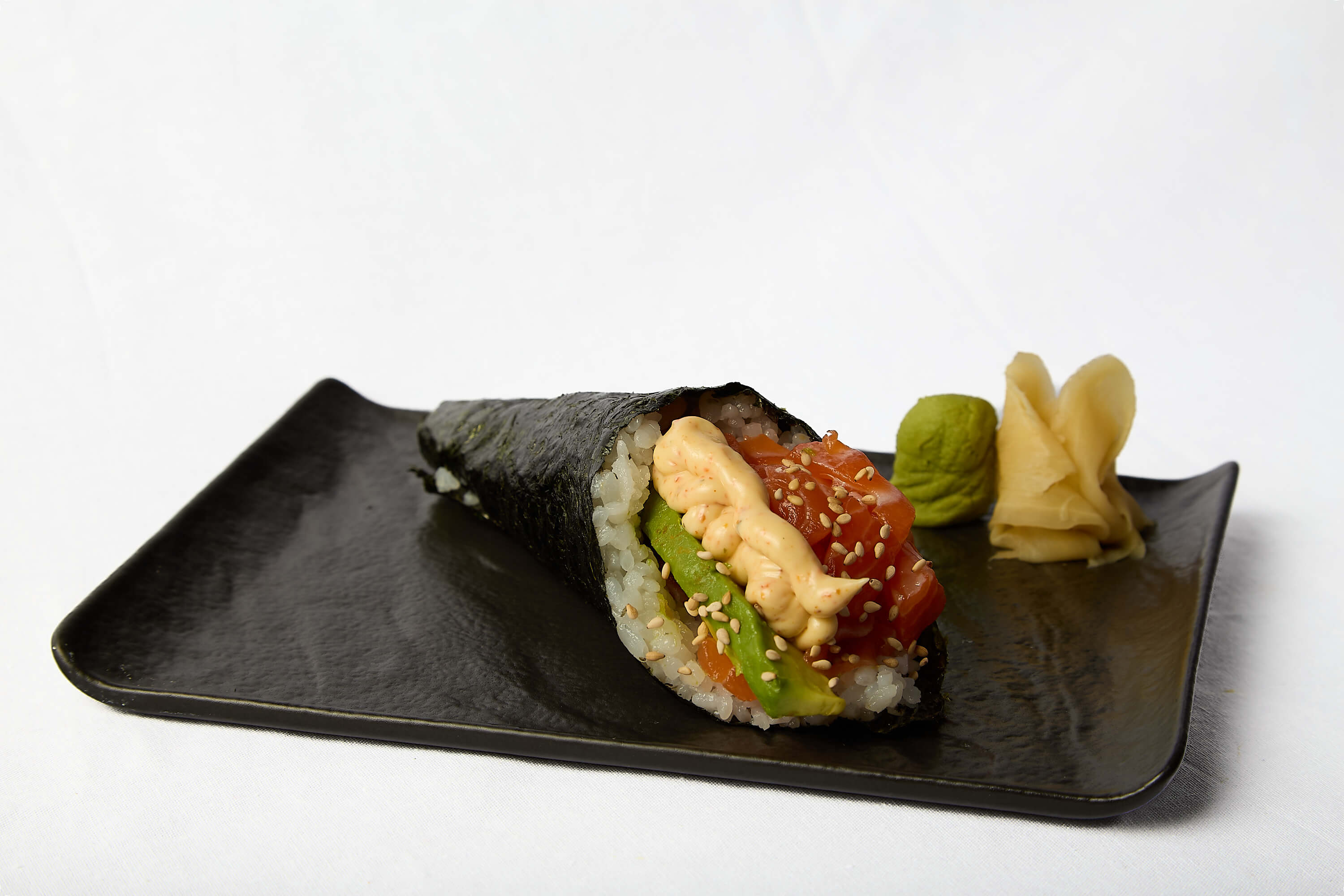 Temaki spicy salmon - CapoSushi | Sushi & Japanese Food Delivery in Monaco