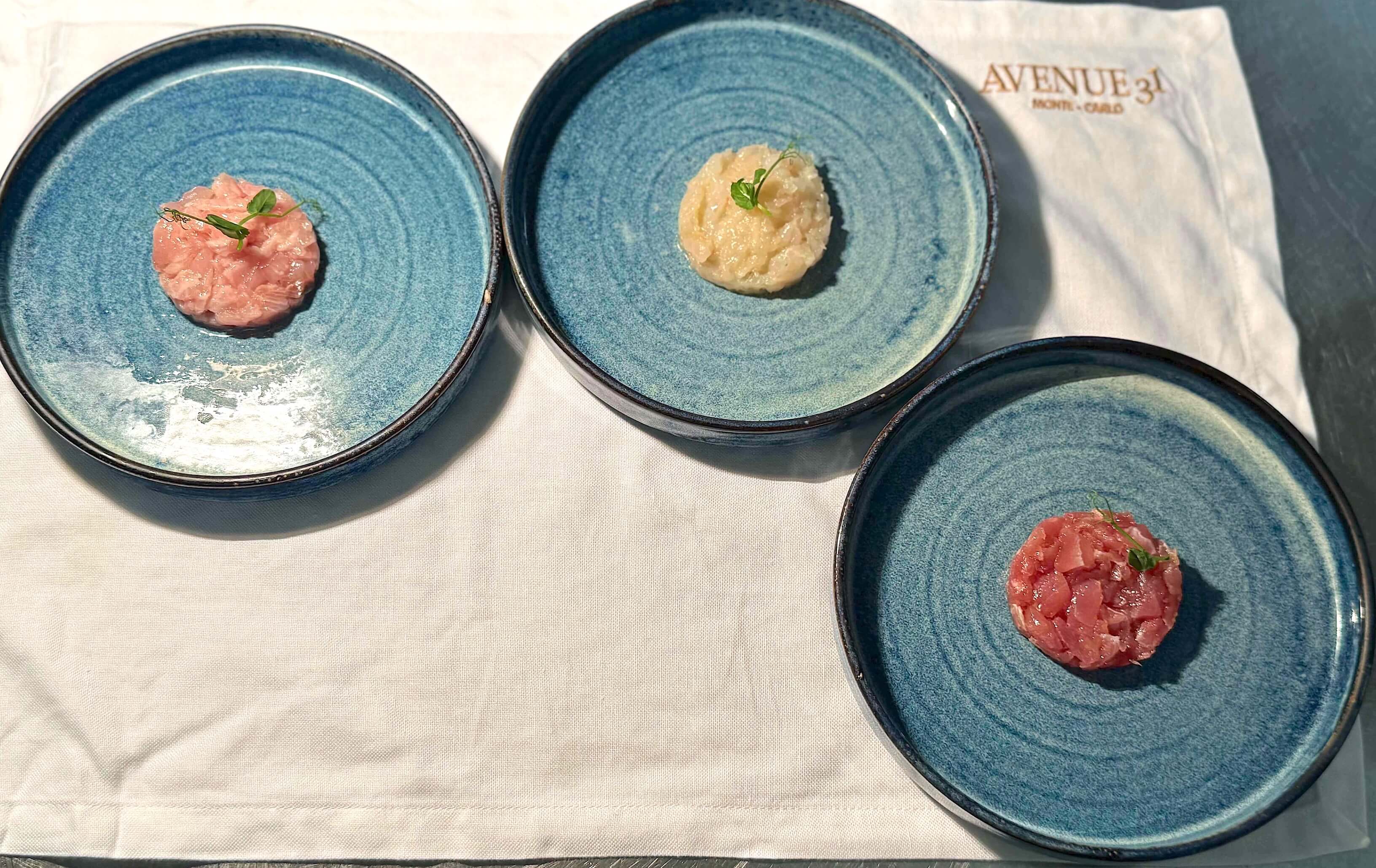 Three Fish Tartare - Avenue 31 | Mediterranean Cuisine Delivery in Monaco