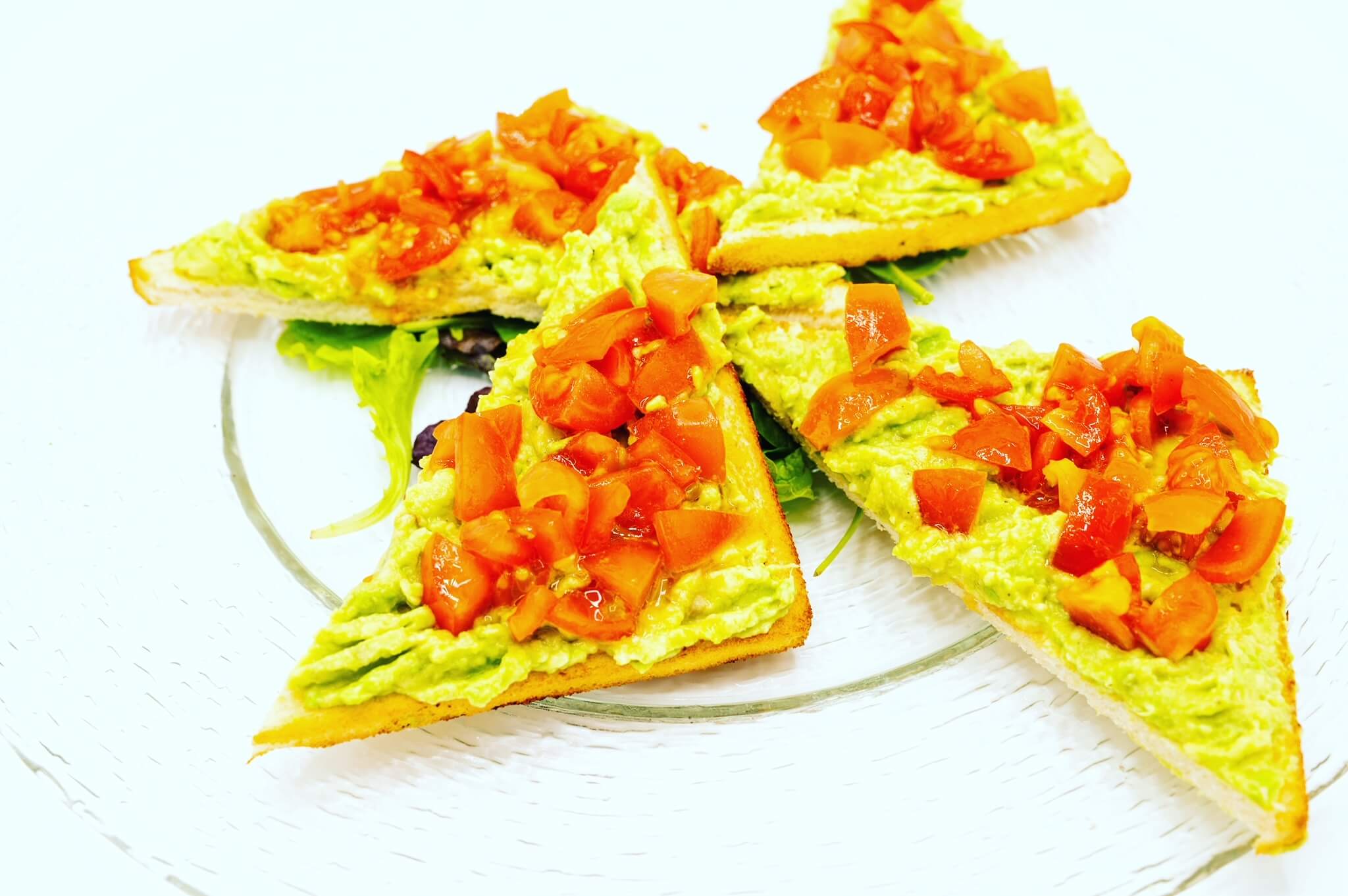 Toast avocado with cherry  - Bubble Bar Monaco — breakfast, burgers, pizza & pelmeni delivery