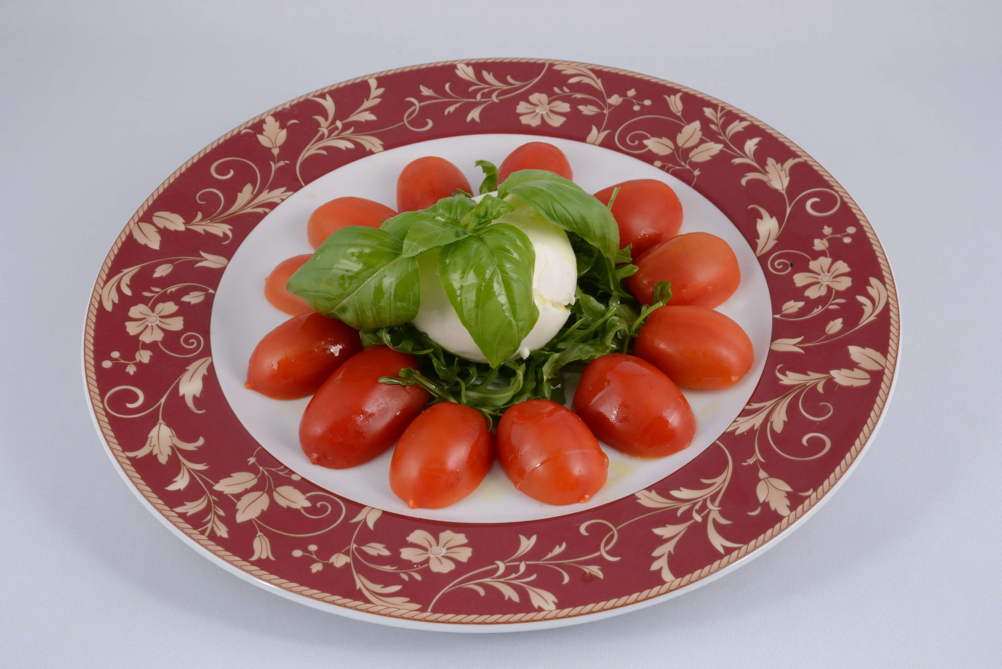 Tomatoes & Mozzarella Di Buffala - Le Sans Souci | French Cuisine Delivery in Monaco