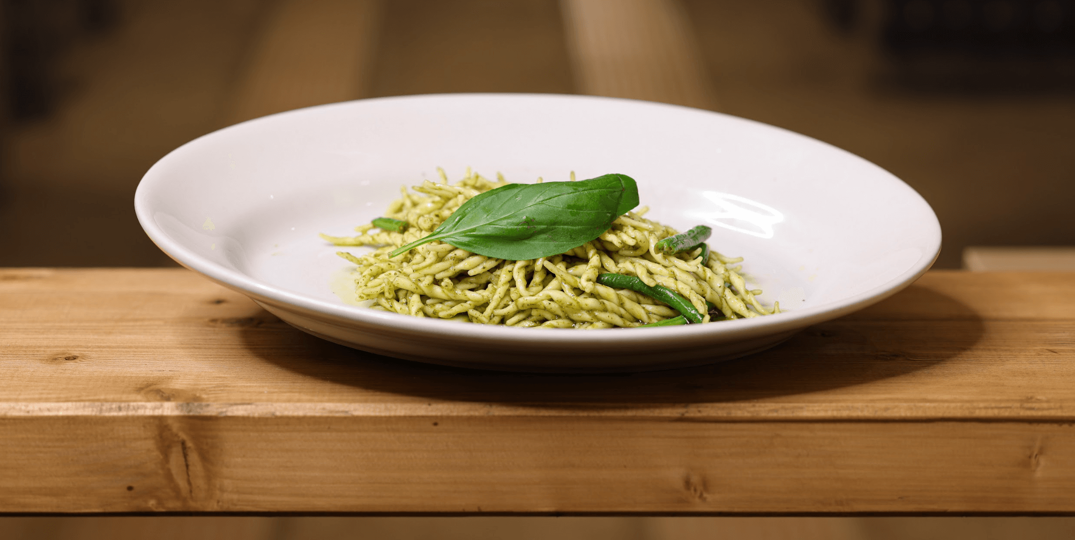 Trofie al pesto - Planet Pasta | Livraison Pâtes Fraîches à Monaco