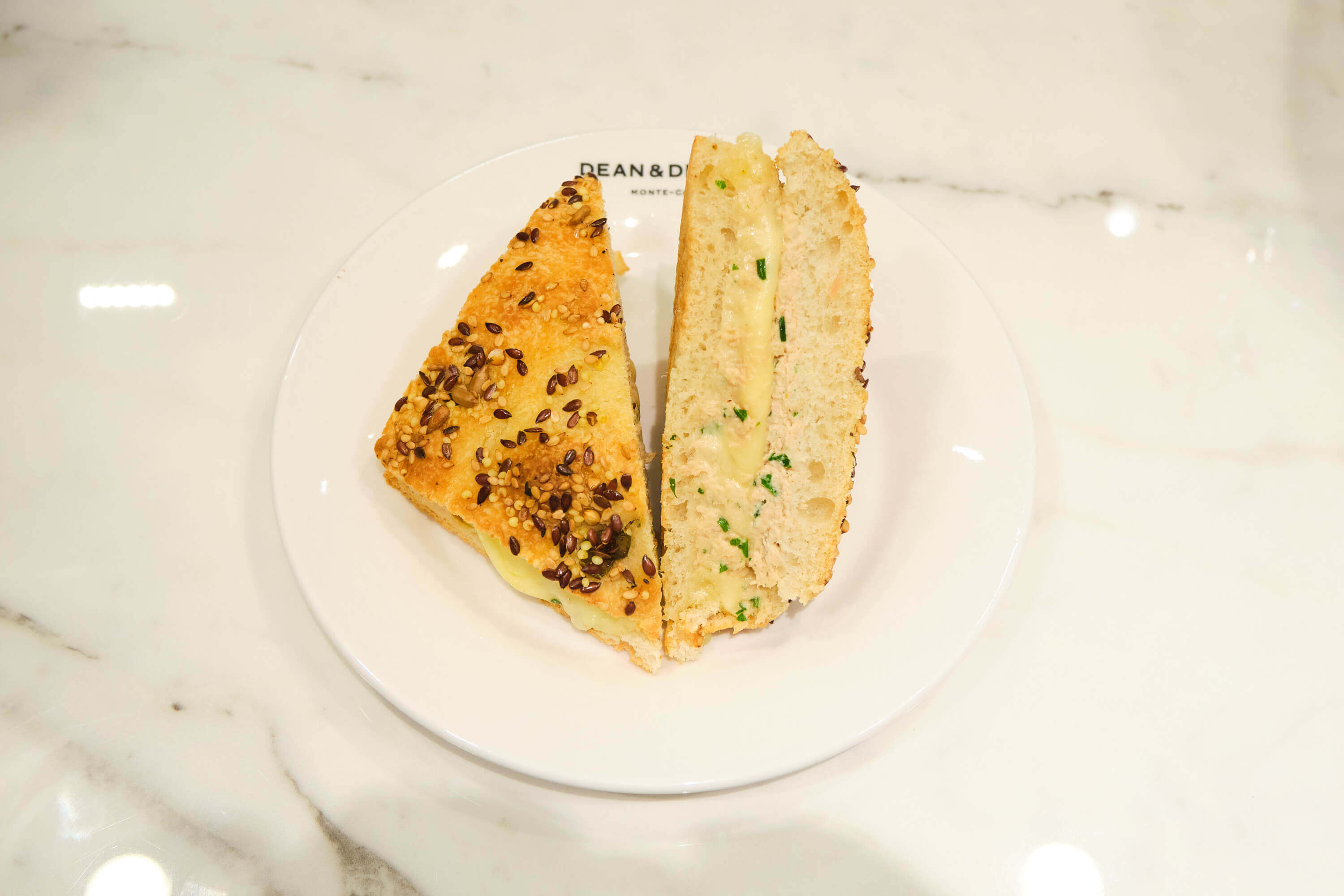 Tuna melt on multigrain bread - Dean & Deluca Monte-Carlo | Delivery in Monaco