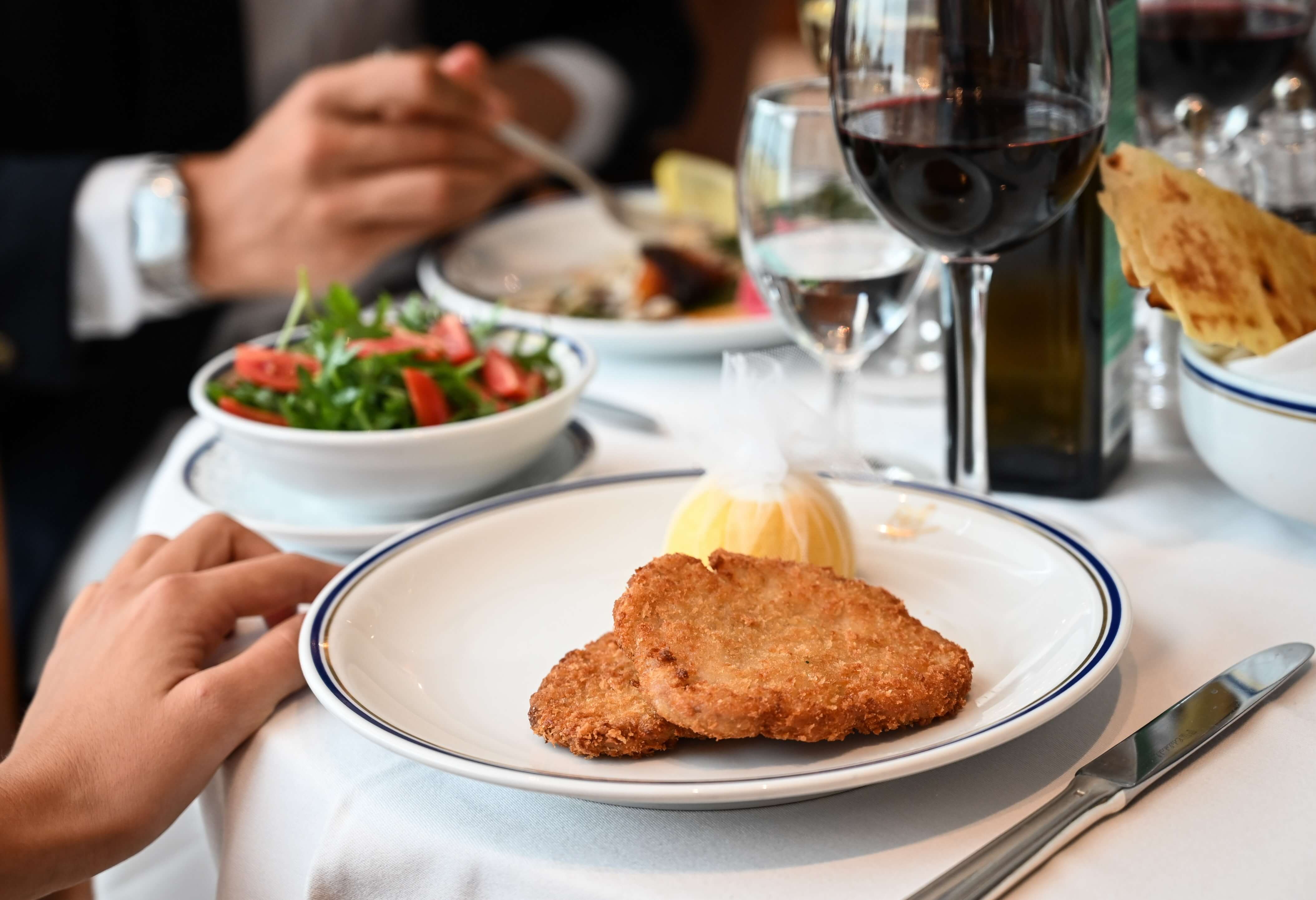 Veal Farfalle alla Milanese with Rucola and Cherry Tomatoes - Cipriani | Fine Italian Dining Delivery in Monaco