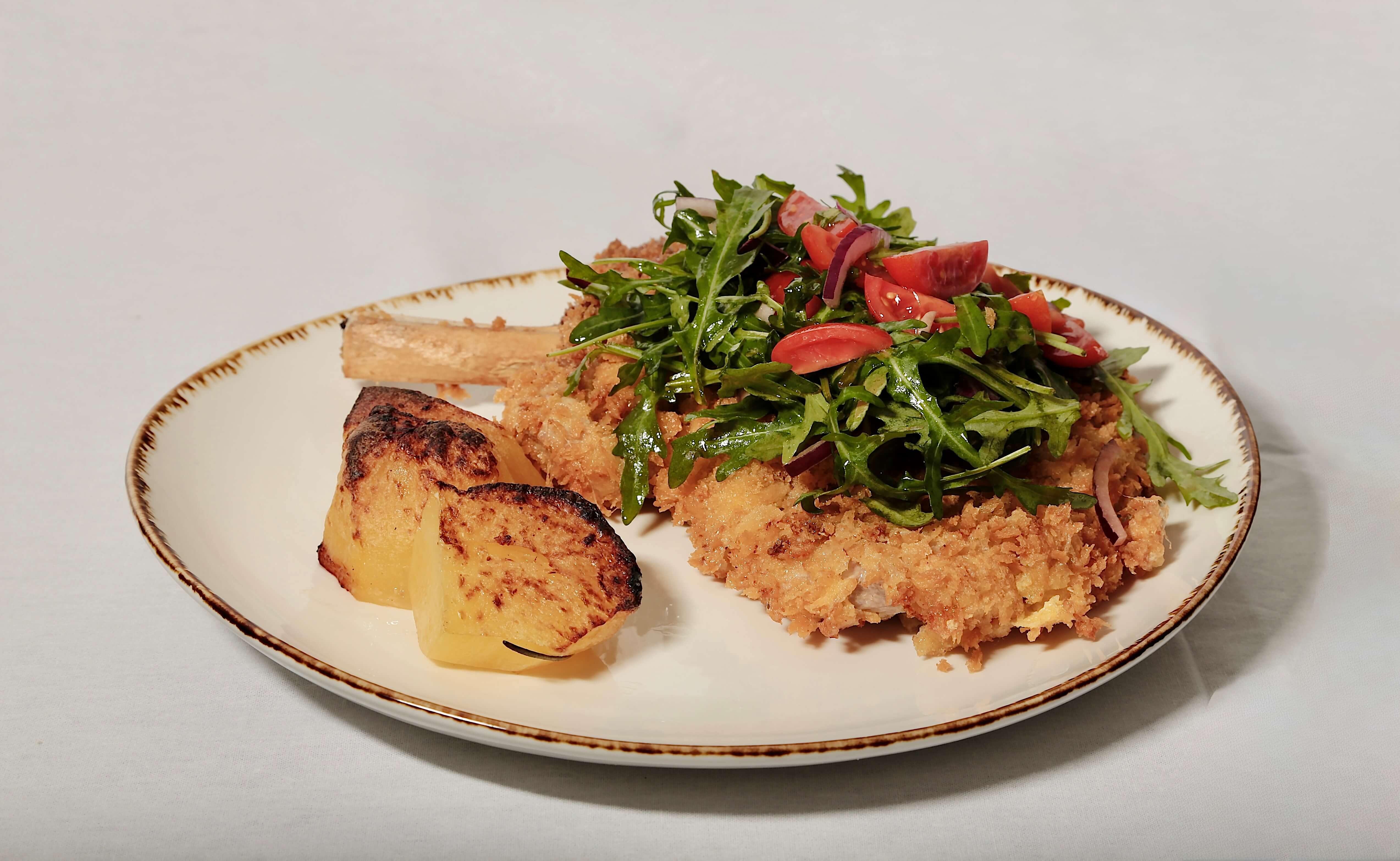 Veal Milanese "ALLA ZENGA" - Mr Val by Il Calcio | Diverse Cuisine Delivery in Monaco, Cap-d'Ail & Beausoleil