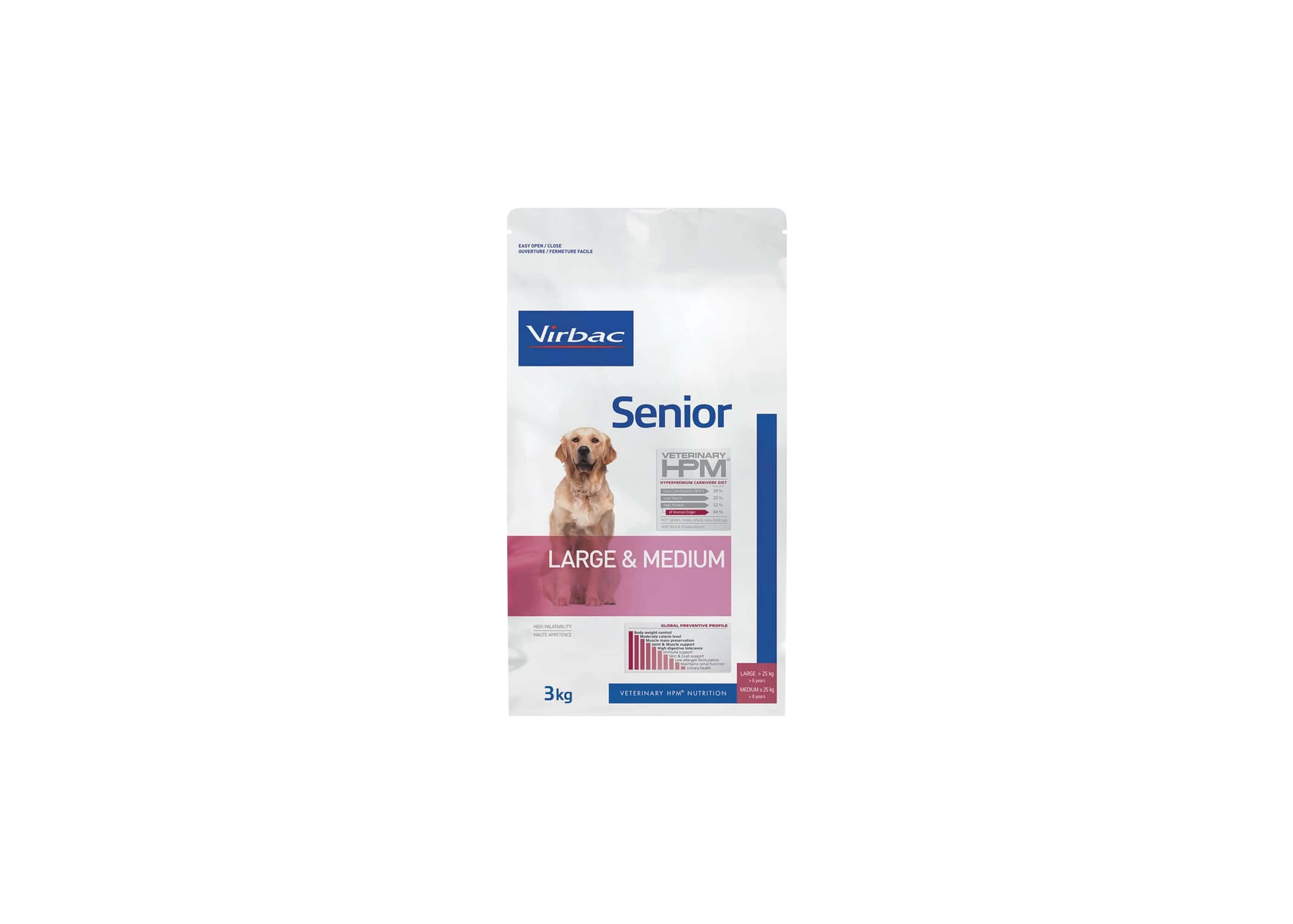 3kg Virbac - Senior Neutered Large & Medium - VetMonaco | Delivery Monaco