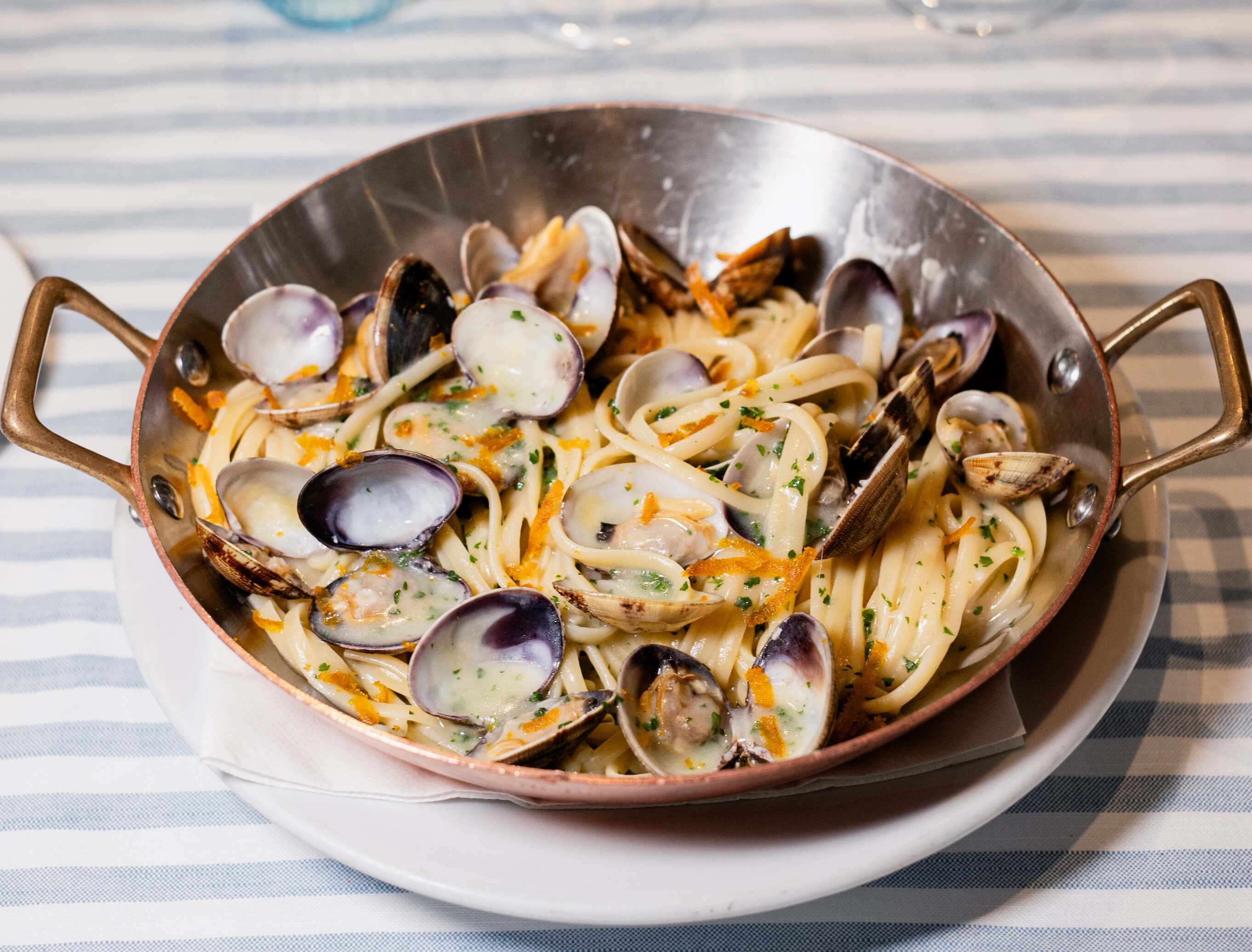 Vongole and Bottarga - Caffe Milano | Italian Restaurant & Coffee Delivery in Monaco