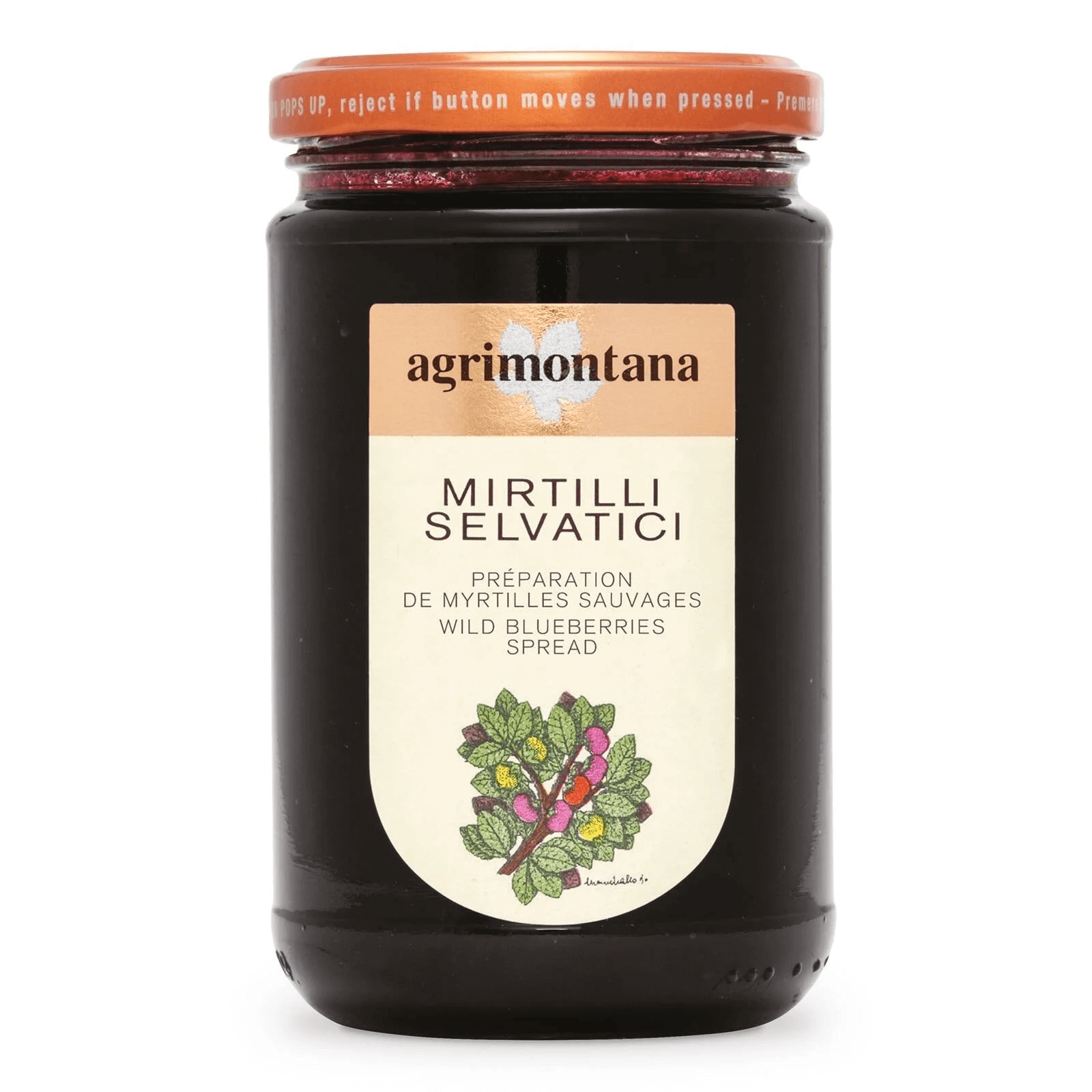 Wild blueberry jam - GC - Gelato & Cioccolato | Ice Cream & Sweets Delivery in Monaco, Cap-d'Ail & Beausoleil